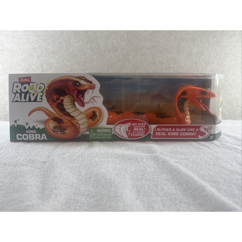 Robo Alive King Cobra Robotic Figure [Slithers & Slides Like a Real King Cobra!]